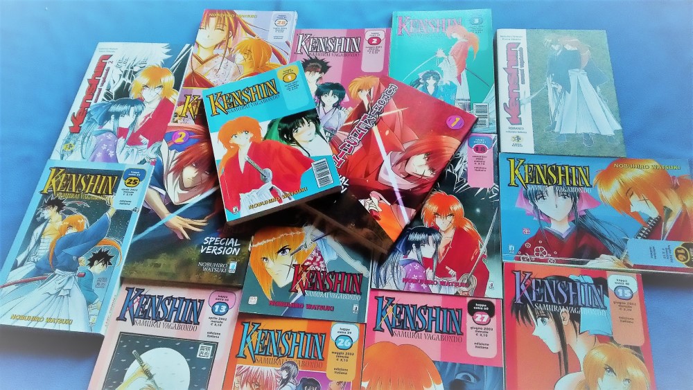 Rurouni Kenshin collezione manga e romanzi